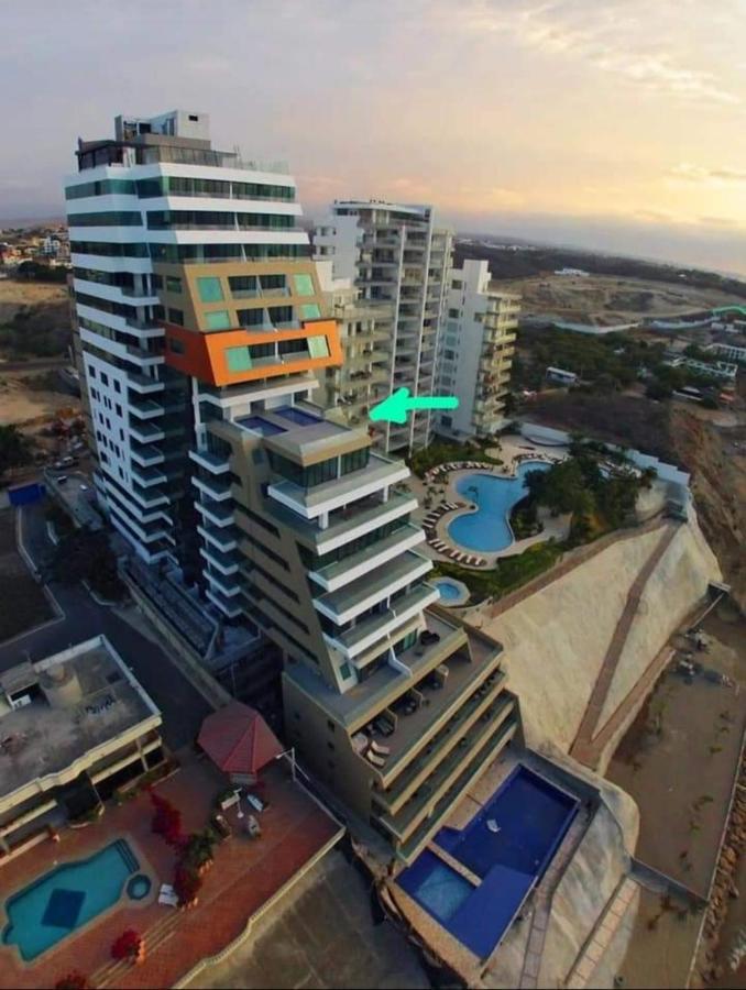 Departamento Suite frente al mar Poseidon Manta Exterior foto
