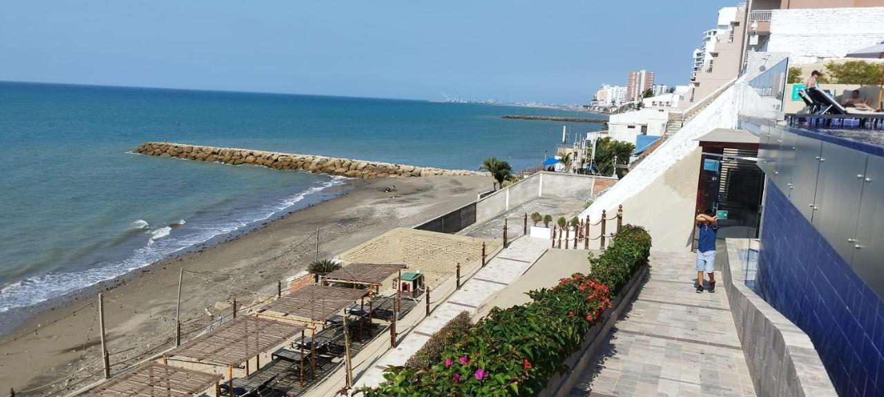 Departamento Suite frente al mar Poseidon Manta Exterior foto